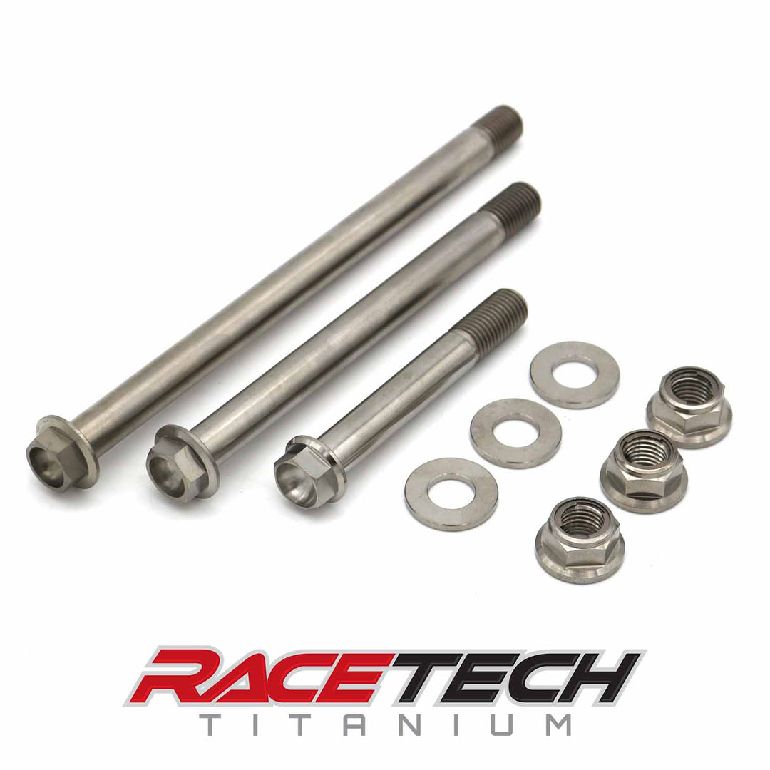 RaceTech Triple Cyl Banshee Titanium Engine Mount Kit (Turbo Chassis Frame) - Yamaha YFZ350 Banshee 1987-2012