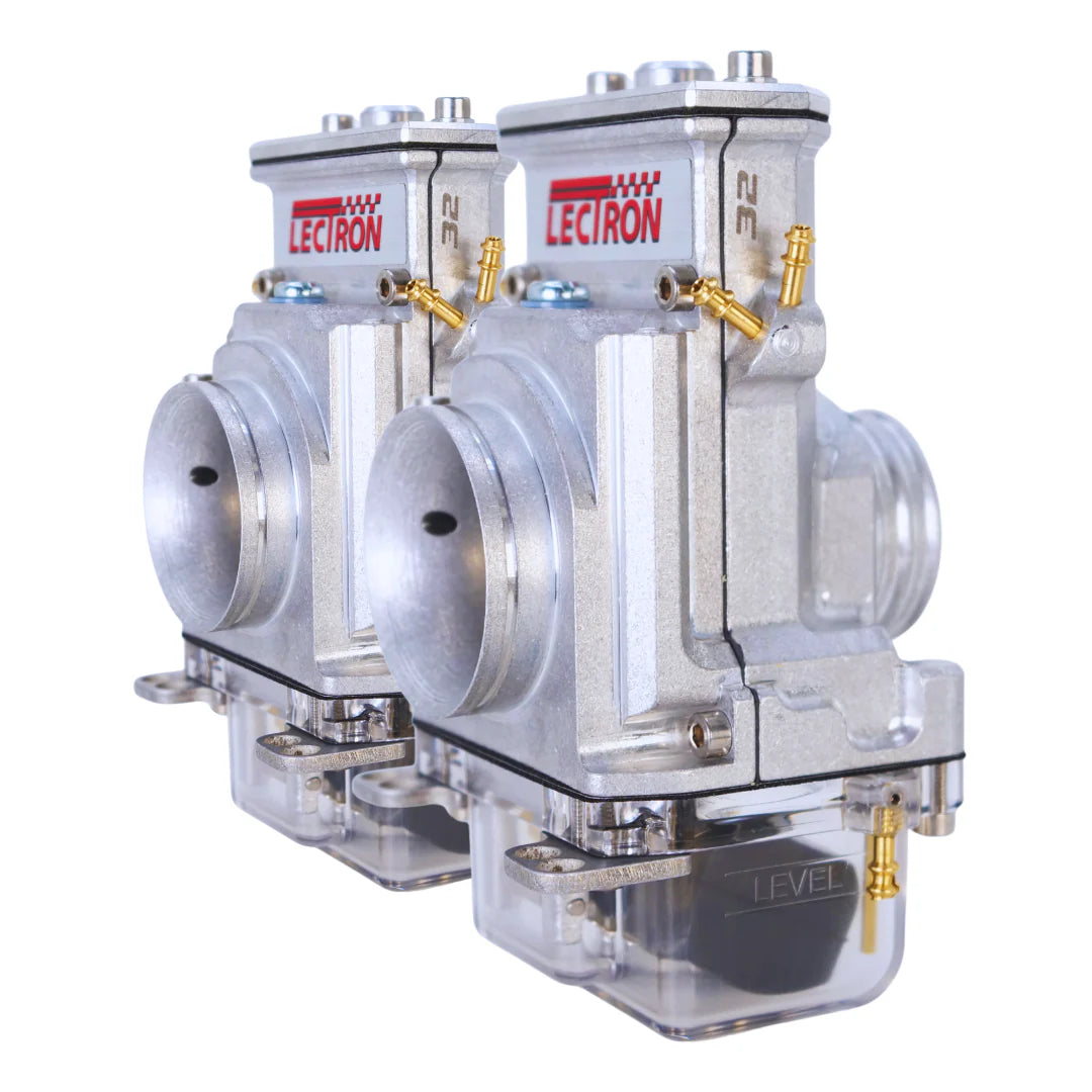 Lectron PRO-2 32mm Carburetor Kit for Dual-Cylinder 2-Stroke Engines (Ultimate Response)