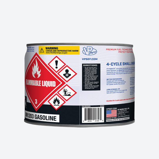VP Racing 4-Cycle Fuel: Ethanol-Free Small Engine Fuel
