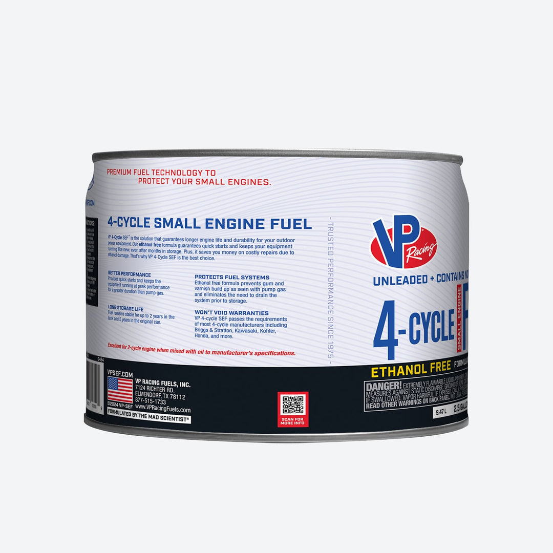 VP Racing 4-Cycle Fuel: Ethanol-Free Small Engine Fuel