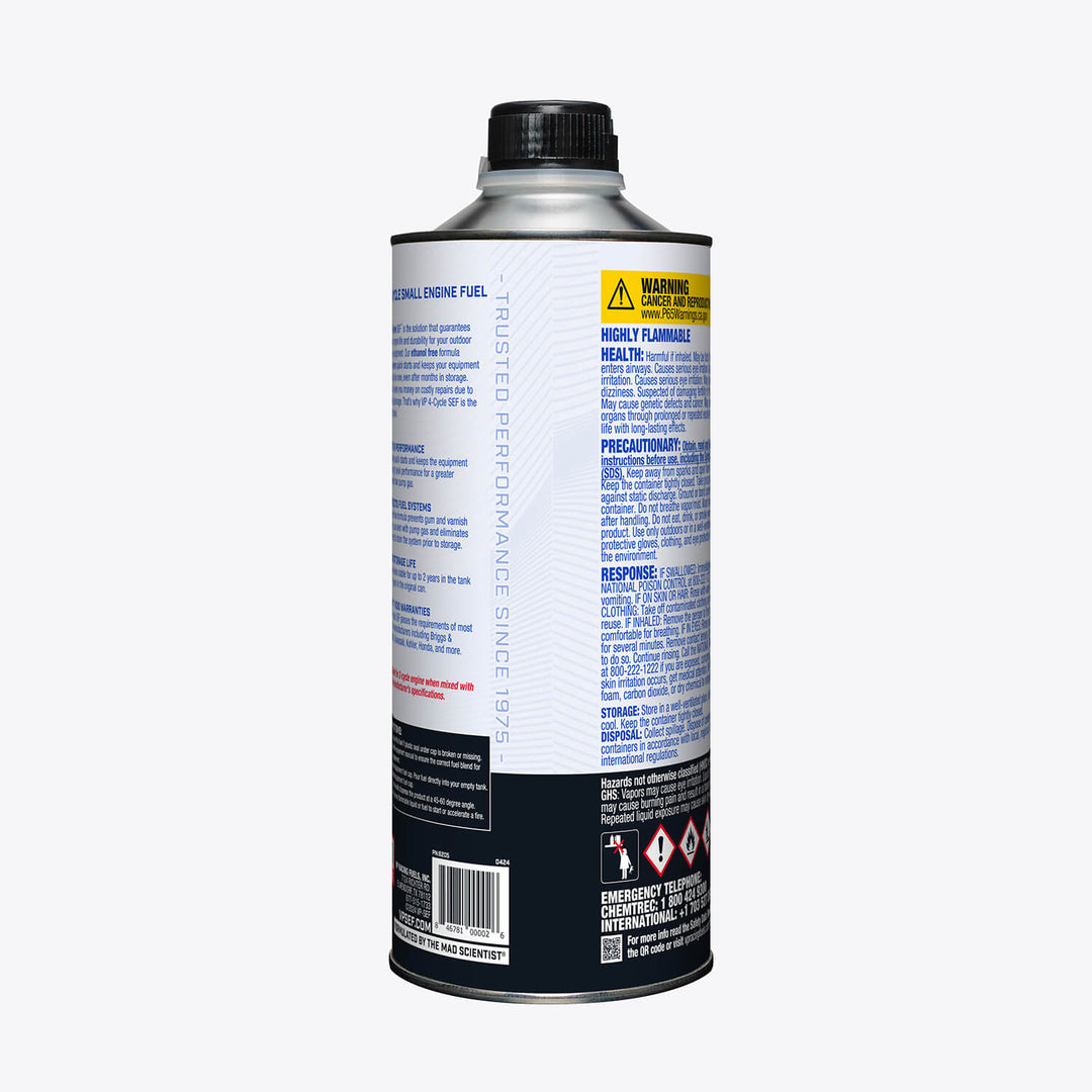 VP Racing 4-Cycle Fuel: Ethanol-Free Small Engine Fuel