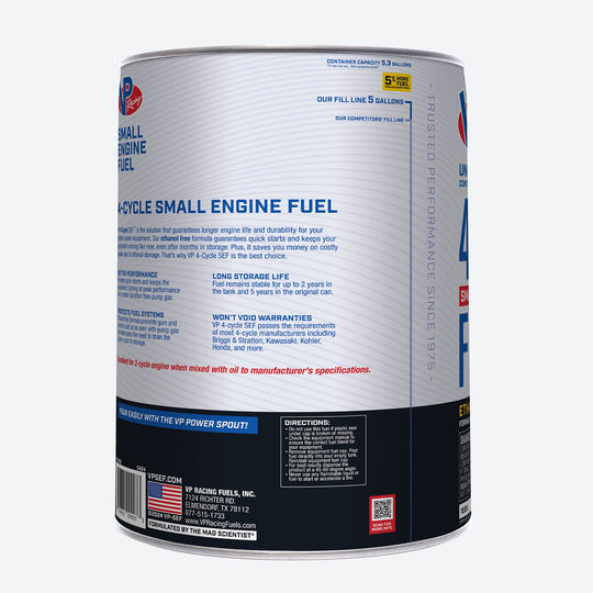 VP Racing 4-Cycle Fuel: Ethanol-Free Small Engine Fuel