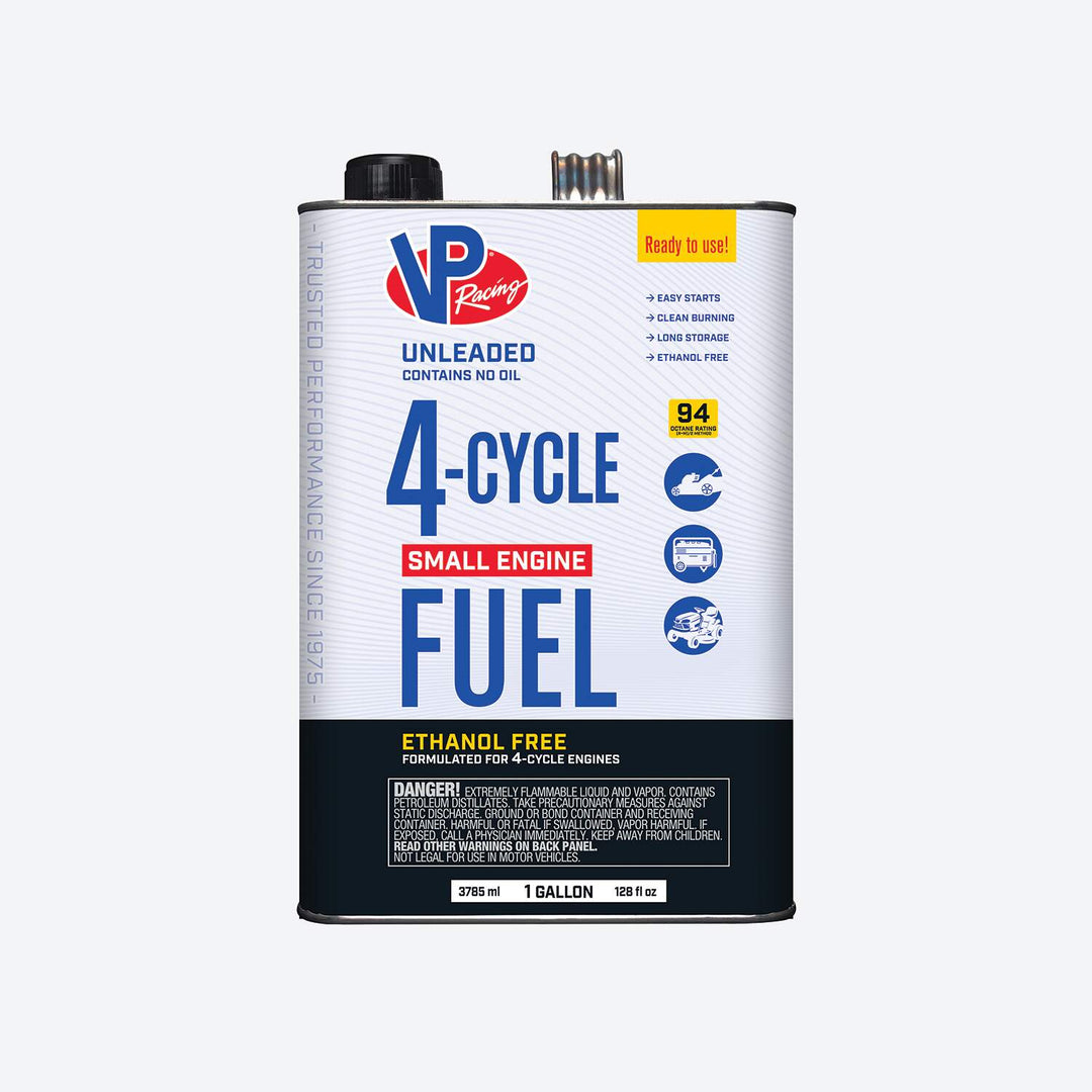 VP Racing 4-Cycle Fuel: Ethanol-Free Small Engine Fuel