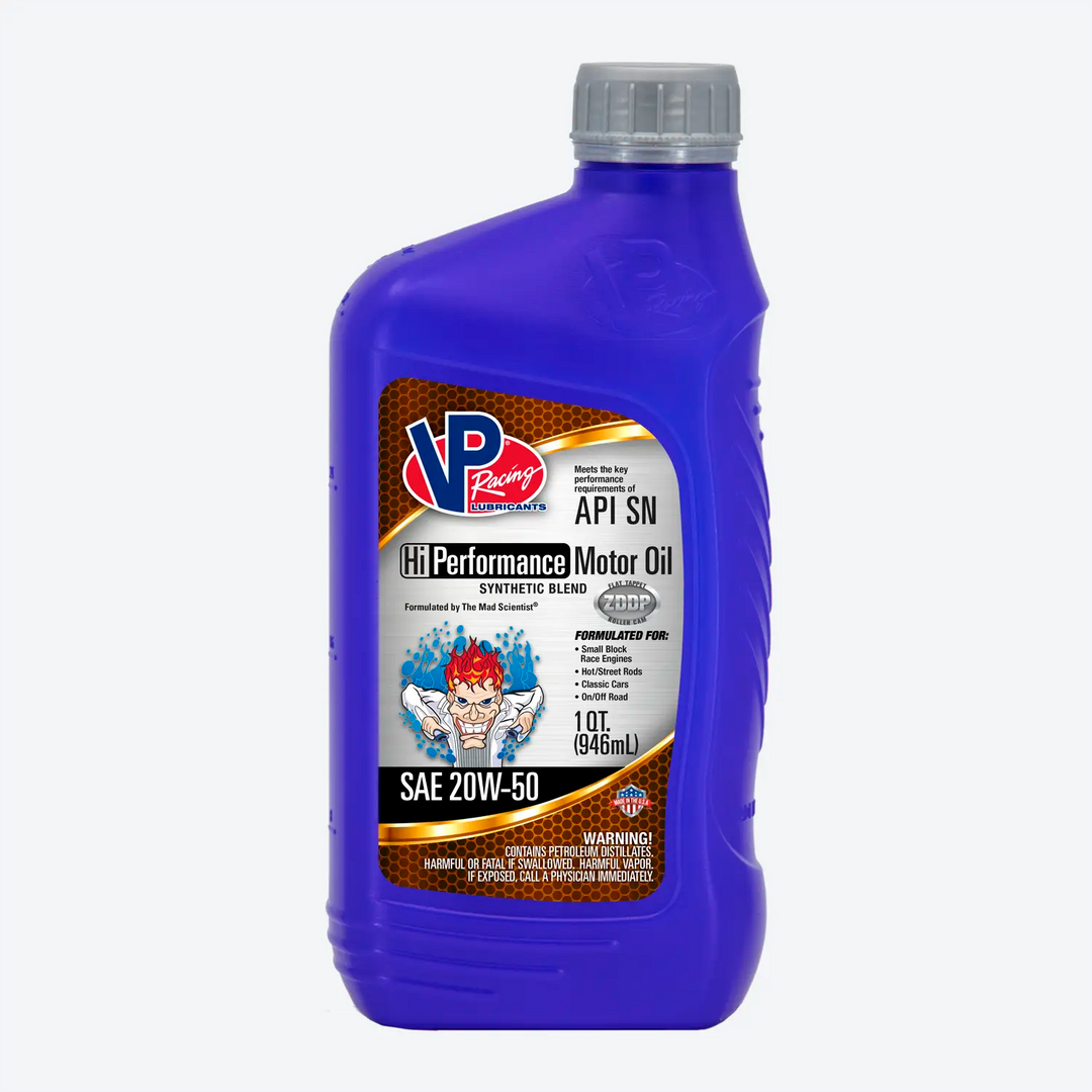 VP Racing Hi-Performance Synthetic Blend 20W50 Engine Oil