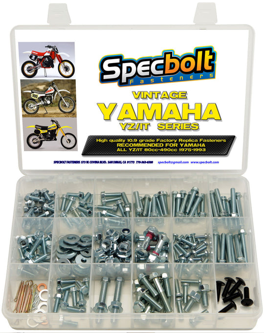 Specbolt 250pc Yamaha Vintage YZ IT 2-Stroke Bolt Kit