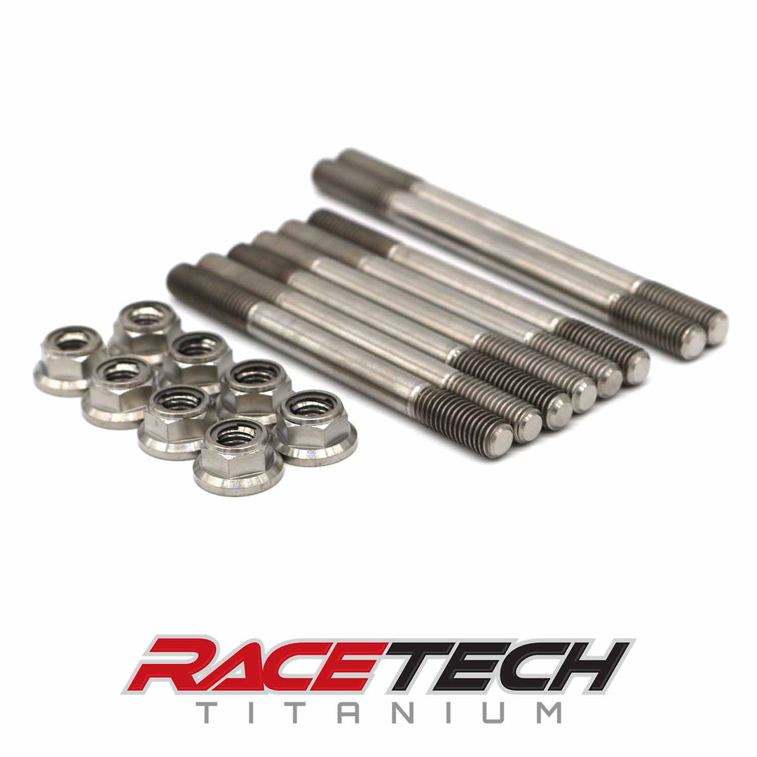 RaceTech Banshee Titanium Engine Case Kit - Lower Studs & Nuts Only (Stock Cases) - Yamaha YFZ350 Banshee 1987-2012