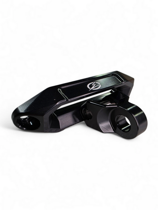 Elektric Offroad Winch Hawse Fairlead And Hook Combo Anodized Black