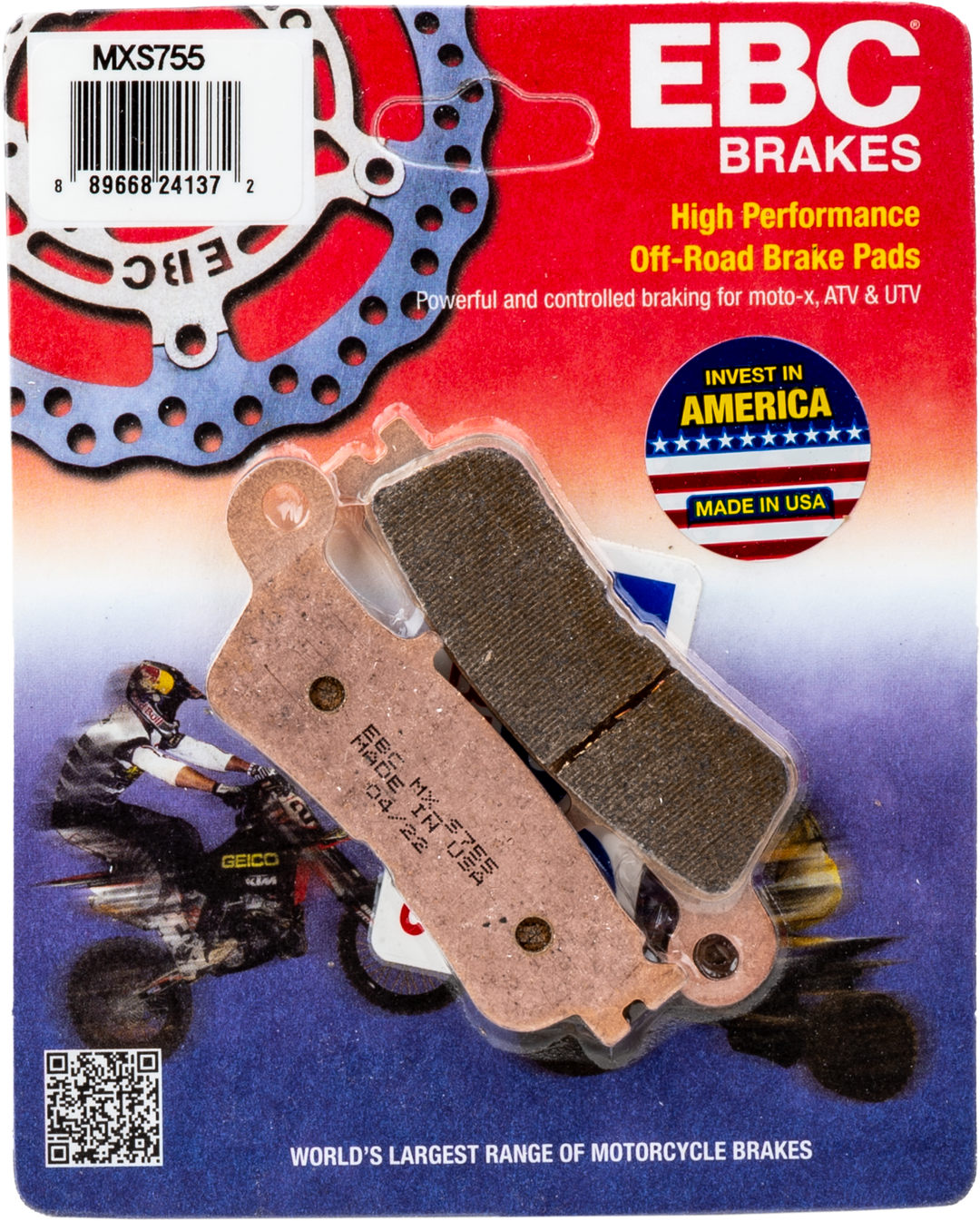 EBC Standard Brake Pads MXS755 Extreme PRO MXS Series