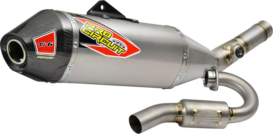 Pro Circuit Ti-6 Titanium Full System with Carbon Cap - Kawasaki KX250F/X 2025-2026