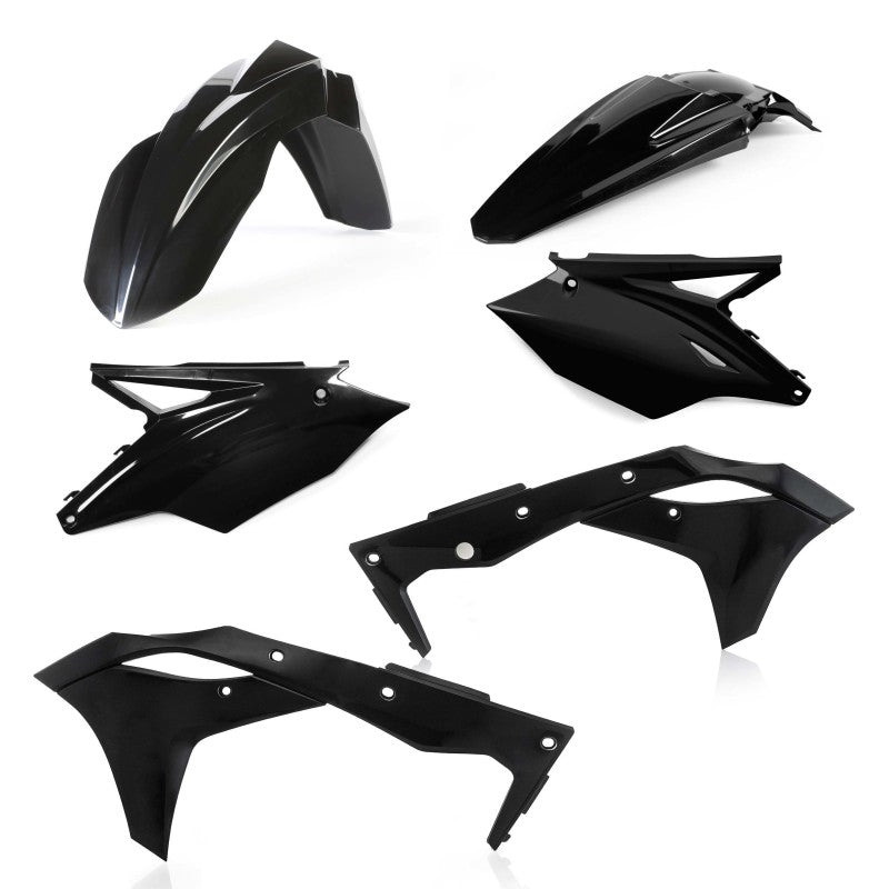 Acerbis Plastic Kit - 2018 Kaw KX250F / 19-20 KX250 - Black