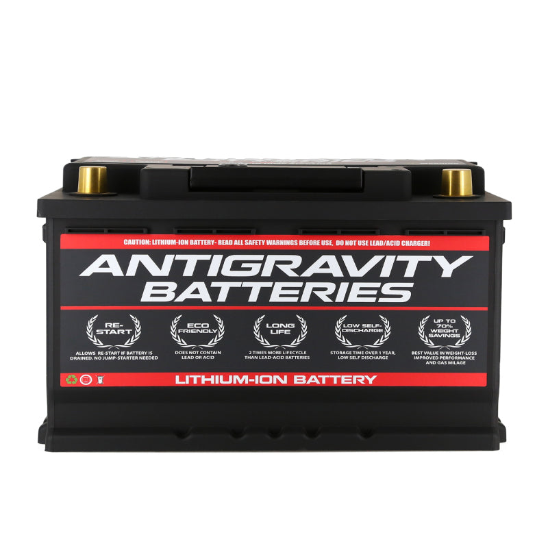 Antigravity H7/Group 94R Lithium Car Battery w/ Re-Start 80Ah AG-H7-80-RS