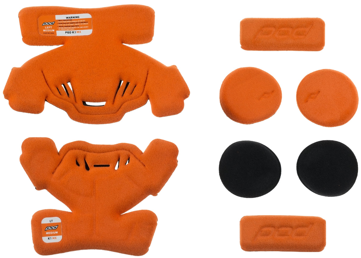 POD K1 Knee Brace Pad Set