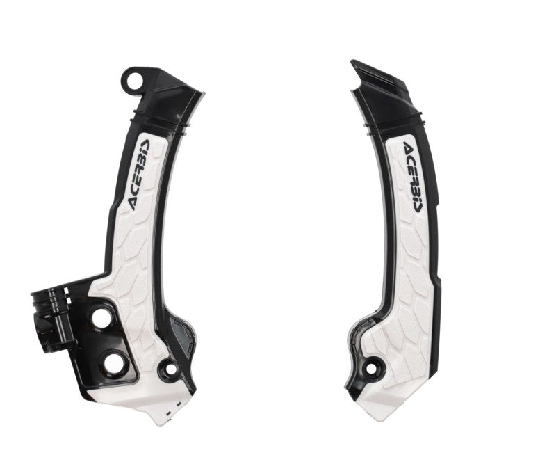 Acerbis X-Grip Frame Guards - 23+ Husq FC/FX/TC/FE/TE - Blk/Wht