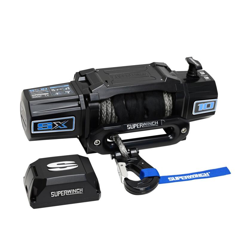 Superwinch SX10SR Synthetic Rope Winch - Semi Gloss Black