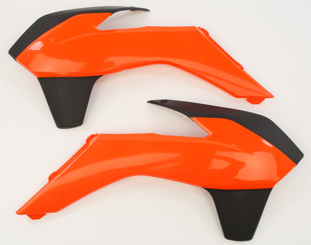 Acerbis Radiator Shroud Shroud Orange and Black (2314255225)