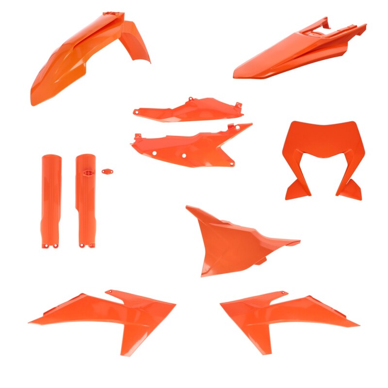 Acerbis Plastic Kit - 24+ KTM EXC/EXC-F/XC-W/XCF-W - 16 Orange