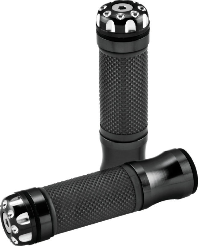 BikeMaster Grips 135mm Revolver Barend Grips - Black