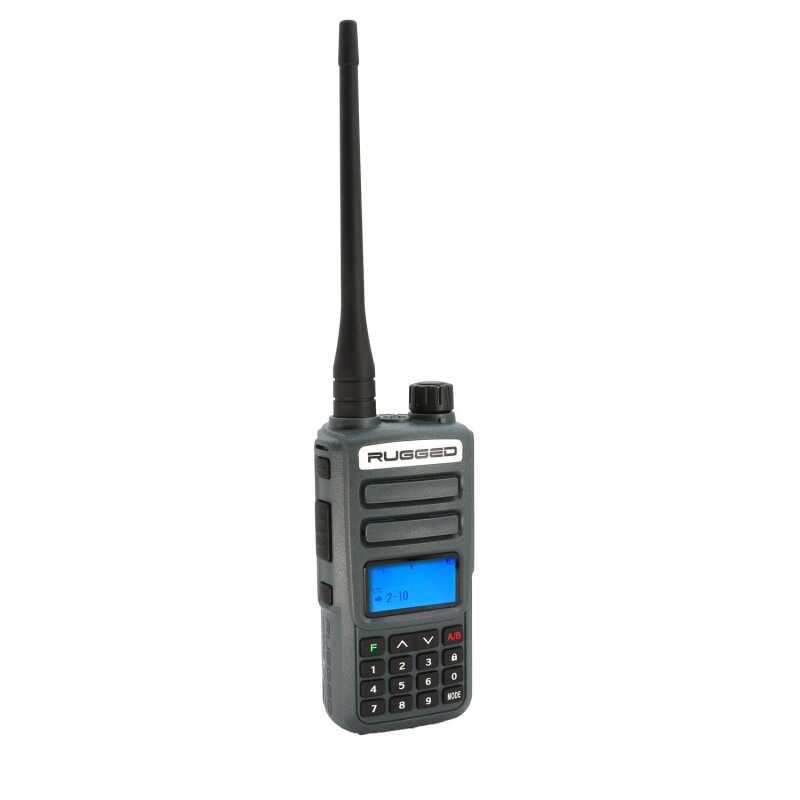 Rugged Radios GMR2 PLUS GMRS Handheld Radio - Grey