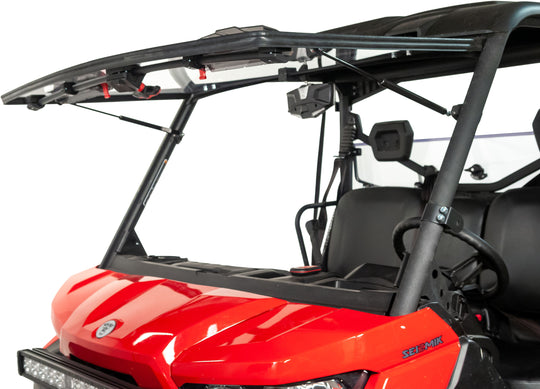 Seizmik Flip Up UTV Windshield - Can-Am Defender