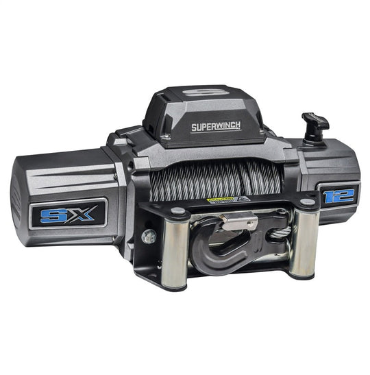 Superwinch SX 12000 Wire Rope Winch - 12,000 lb - Graphite
