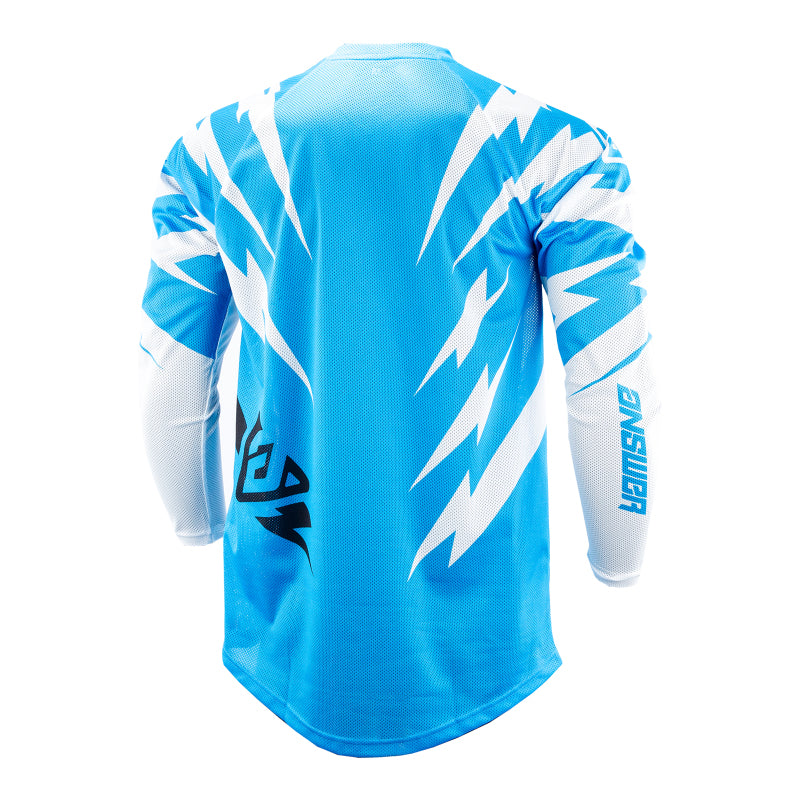 Answer LE Syncron Rizz Vented Jersey Cyan/White/Black Youth