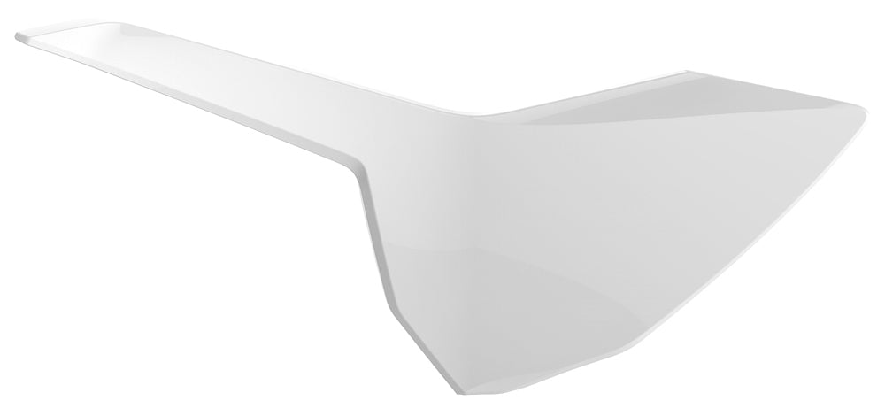 Polisport Plastic Side Number Plate Number Plate White (8418200002)