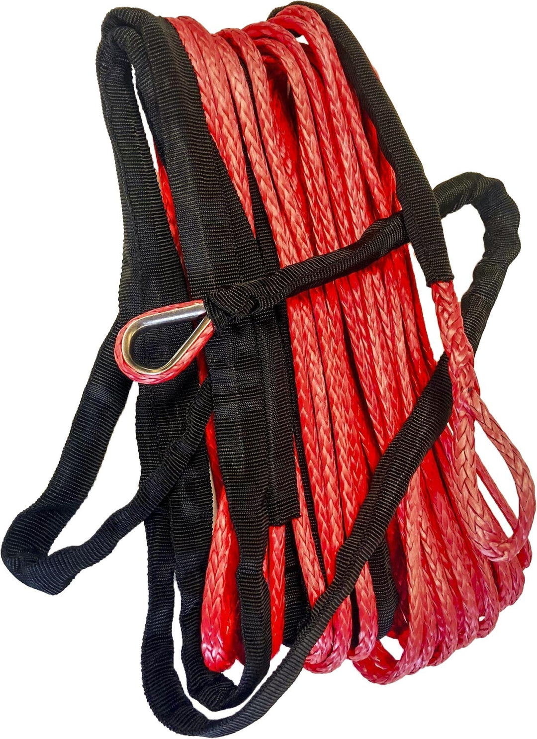 Open Trail Synthetic Winch Rope - 3/16 in x 50 ft - Red