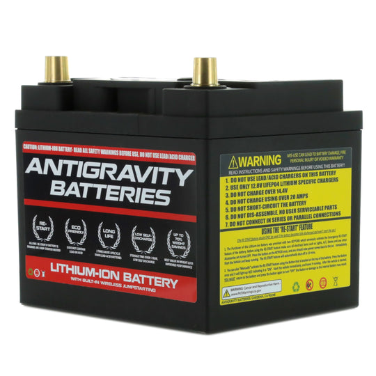 Antigravity Group 26 Lithium Car Battery w/ Re-Start 20Ah AG-26-20-RS
