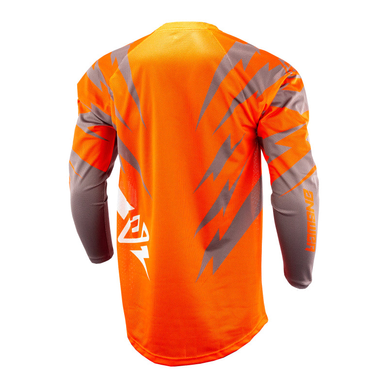 Answer LE Syncron Rizz Vented Jersey Orange/Grey/White