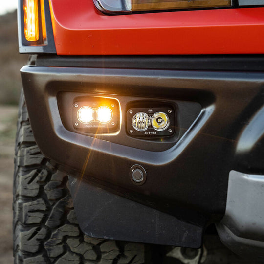 Baja Designs SAE Pro Fog Pocket Kit - 2021+ Ford Raptor