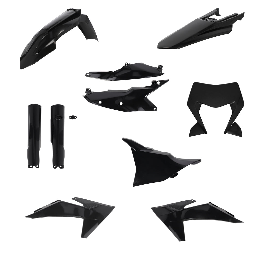 Acerbis Full Plastic Kit Kit- KTM Black (2986550001)