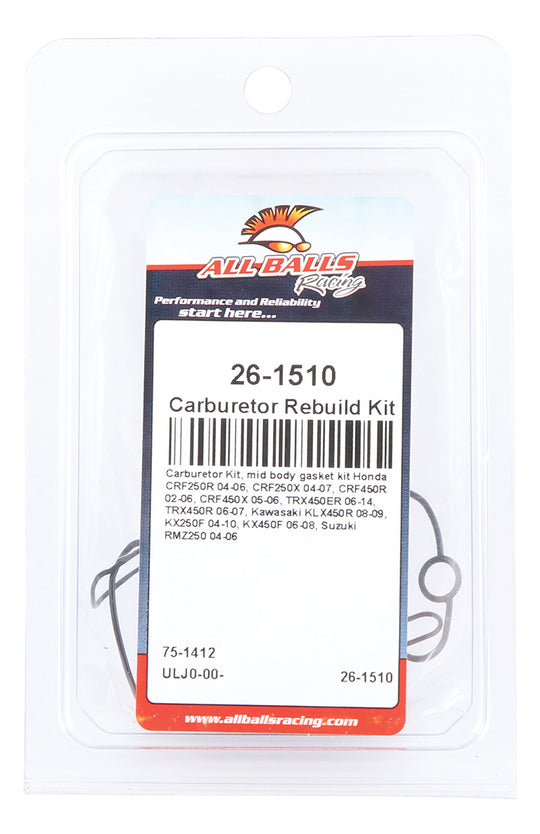 All Balls Keihin FCR Mid Body Gasket Kit