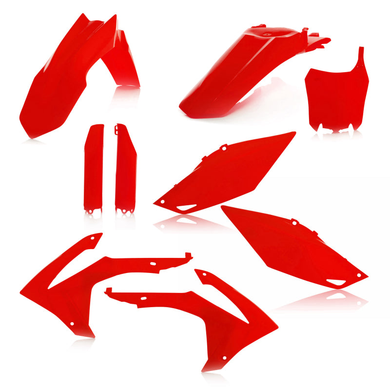 Acerbis Plastic Kit - 14-17 Honda CRF250 / 13-16 CRF450R - Red