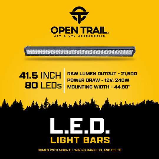 Open Trail Dual Row LED Light Bar - Combo Beam