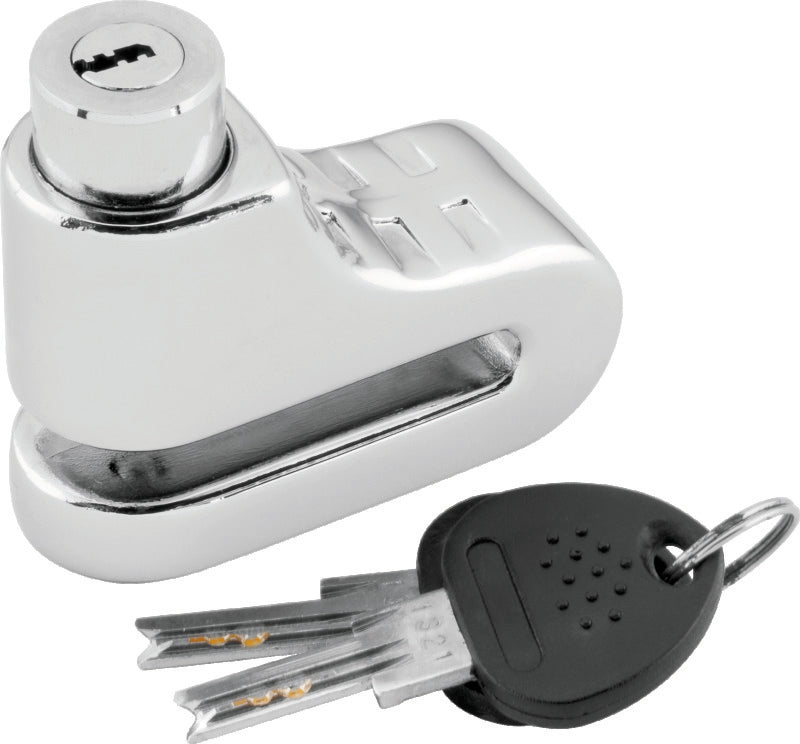 BikeMaster Bully Lock Disc Lock 5.5mm - Chrome