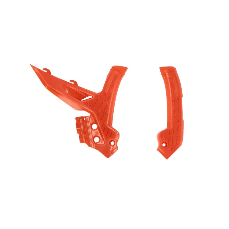 Acerbis X-Grip Frame Guards - 23+ KTM EXC-F/SX/XC/EXC - 16 Orange
