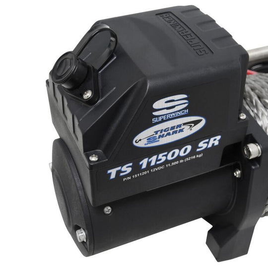 Superwinch Tiger Shark 11500 Winch - Synthetic Rope
