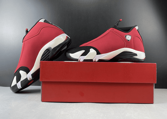 Air Jordan 14 Retro "Gym Red" 487471 - 006 – Toro Bravo Classic - Dune Goons