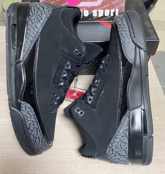 Air Jordan 3 Retro "Black Cat" 136064 - 002 – Triple Black - Dune Goons