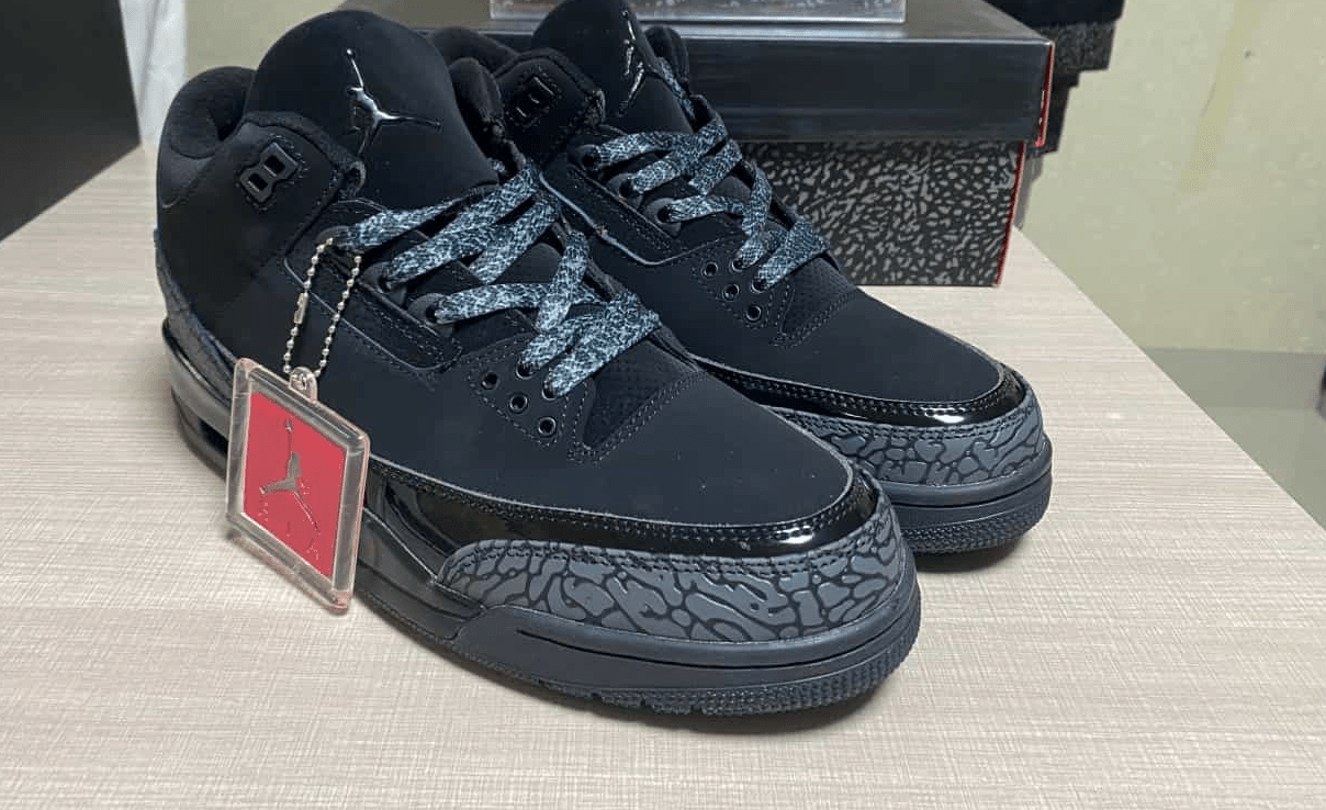 Air Jordan 3 Retro "Black Cat" 136064 - 002 – Triple Black - Dune Goons