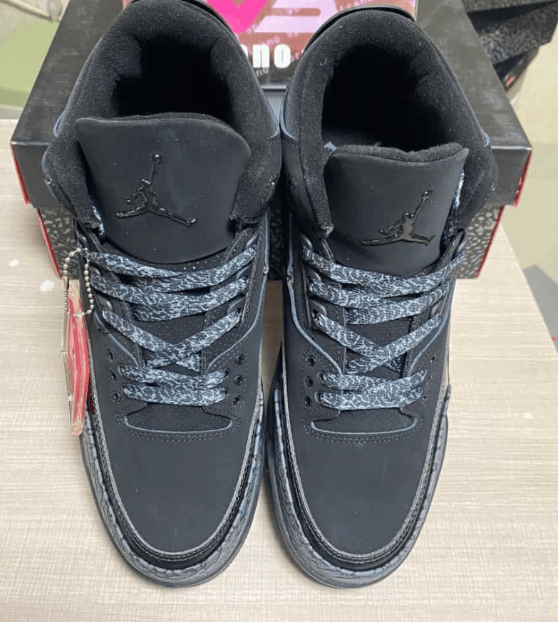 Air Jordan 3 Retro "Black Cat" 136064 - 002 – Triple Black - Dune Goons