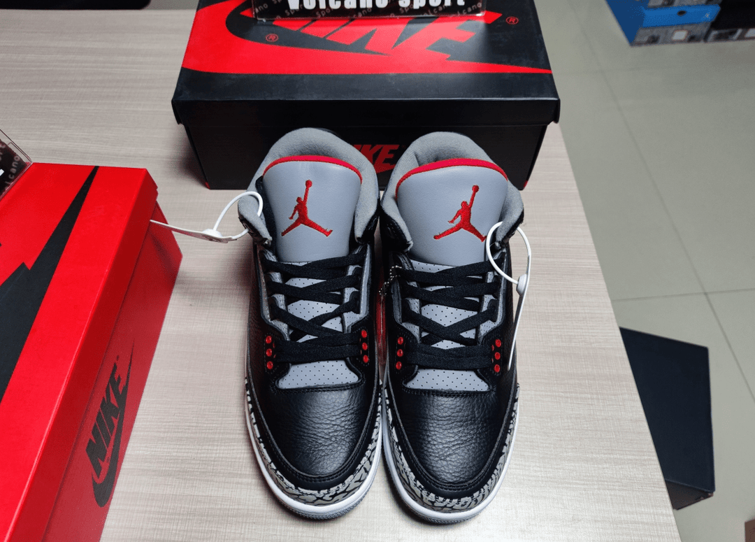 Air Jordan 3 Retro OG "Black Cement" 854262 - 001 – Nike Air - Dune Goons