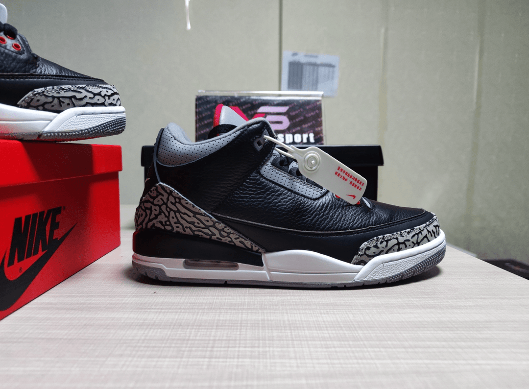 Air Jordan 3 Retro OG "Black Cement" 854262 - 001 – Nike Air - Dune Goons