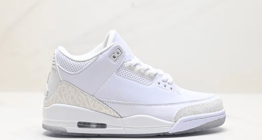 Air Jordan 3 Retro "Pure White" 398614 - 111 – Triple White (2018) - Dune Goons