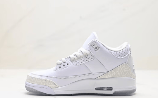 Air Jordan 3 Retro "Pure White" 398614 - 111 – Triple White (2018) - Dune Goons