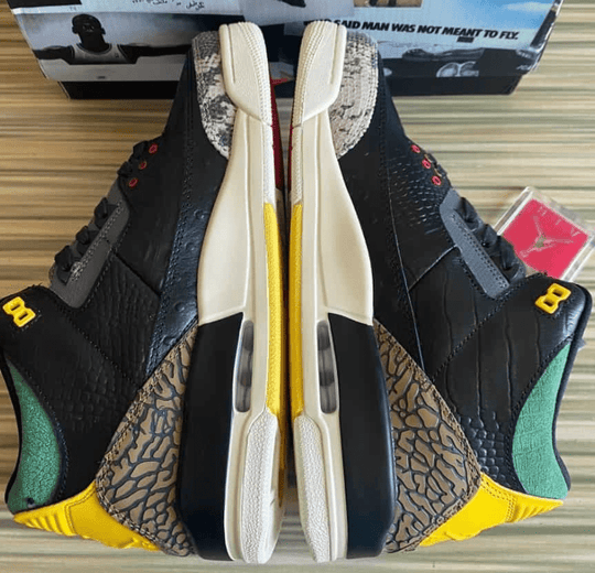 Air Jordan 3 Retro SE "Animal Instinct 2.0" CV3583 - 003 – Grey/Orange - Dune Goons