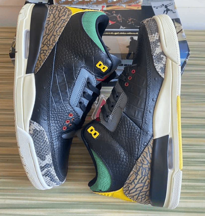 Air Jordan 3 Retro SE "Animal Instinct 2.0" CV3583 - 003 – Grey/Orange - Dune Goons