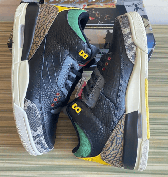 Air Jordan 3 Retro SE "Animal Instinct 2.0" CV3583 - 003 – Grey/Orange - Dune Goons