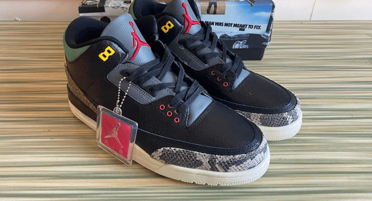 Air Jordan 3 Retro SE "Animal Instinct 2.0" CV3583 - 003 – Grey/Orange - Dune Goons