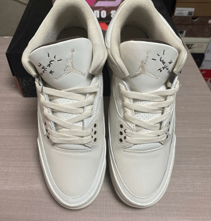 Air Jordan 3 x Travis Scott "Cactus Jack" 136064 - 668 – Olive - Dune Goons